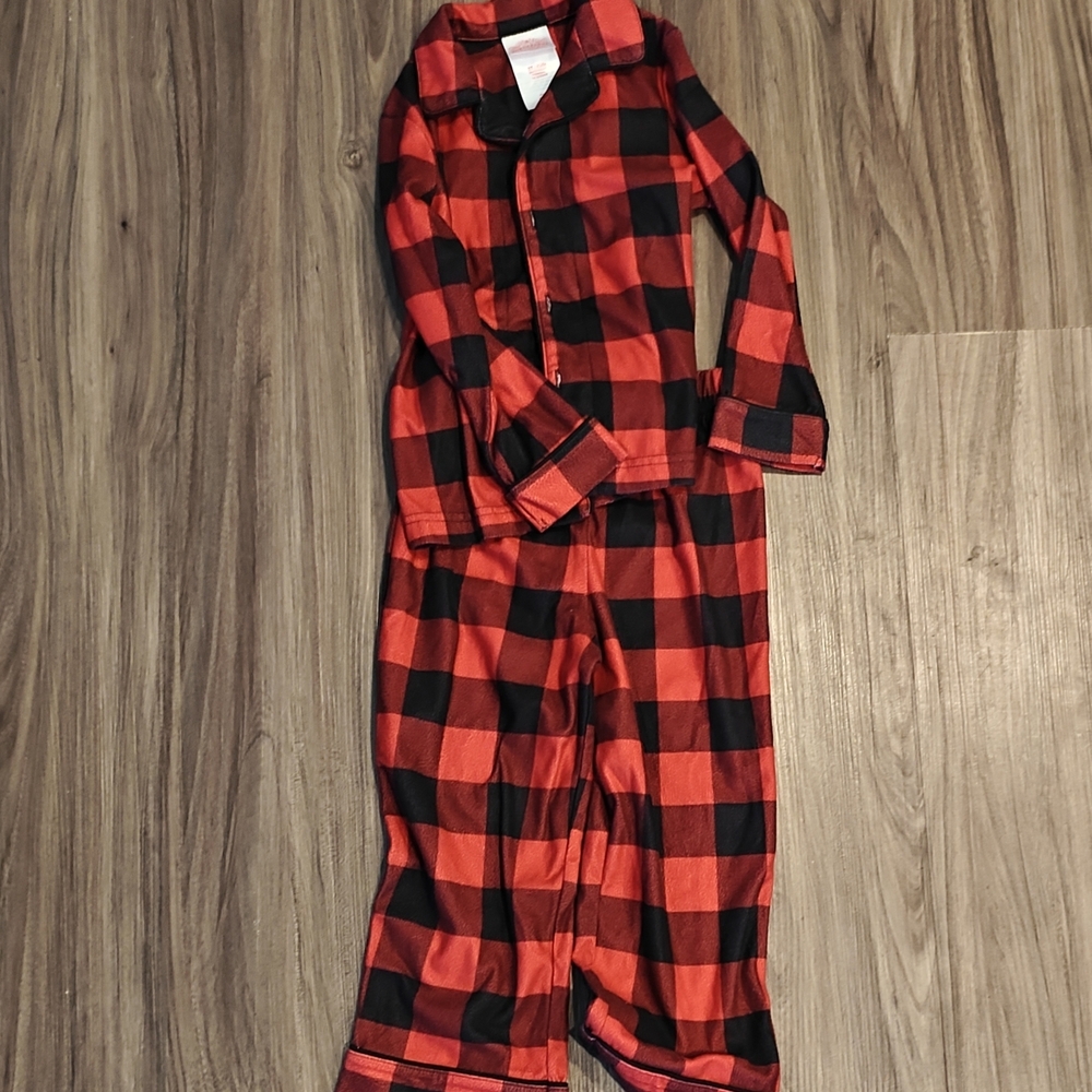 Buffalo Plaid Kids Pajama Set